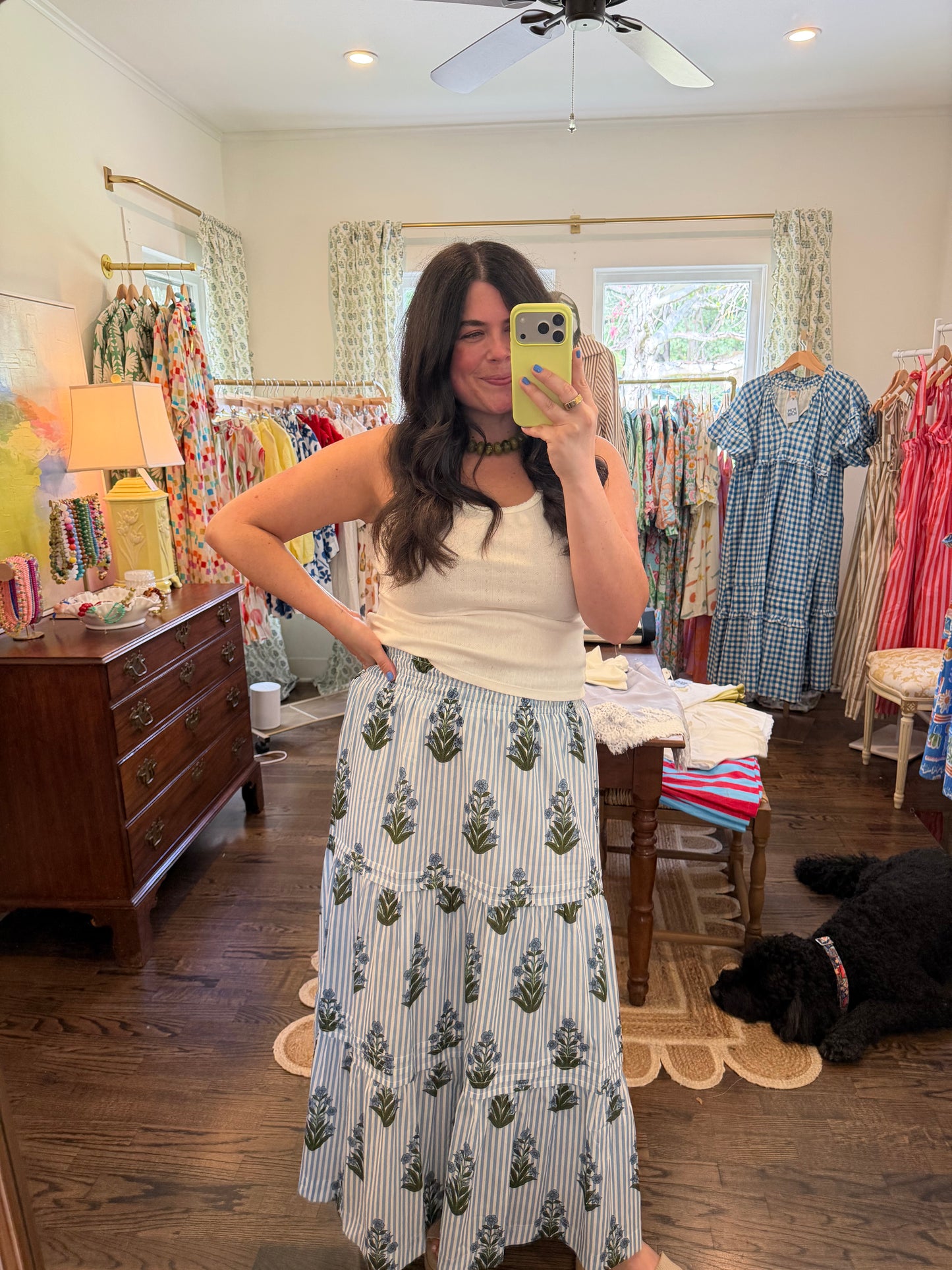 Bluebonnet Midi Skirt