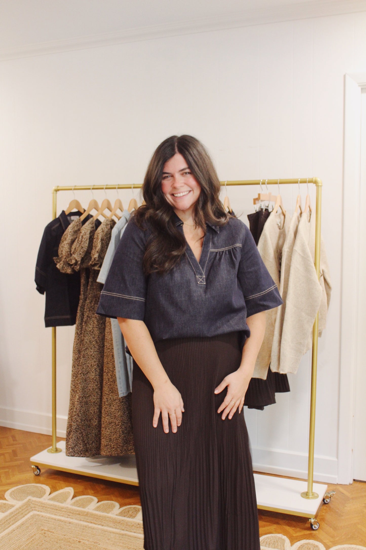 Darby Denim Top