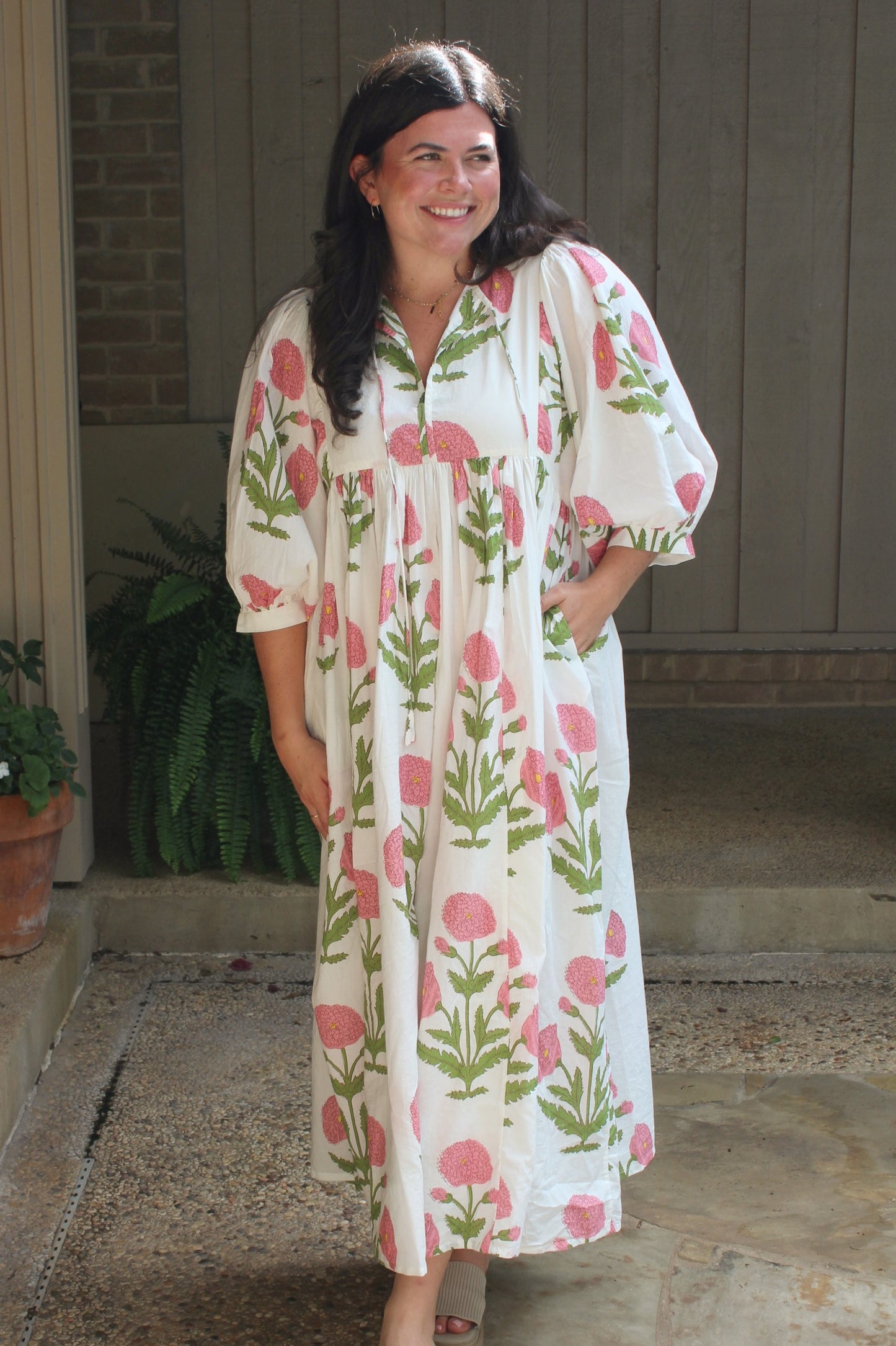 Hydrangea Dress Pink