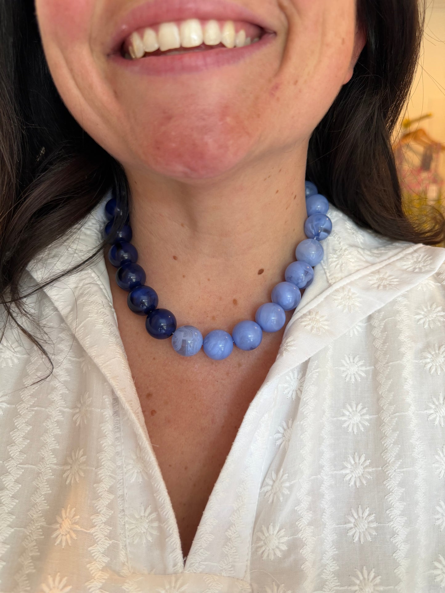 2 Toned Ball Necklace