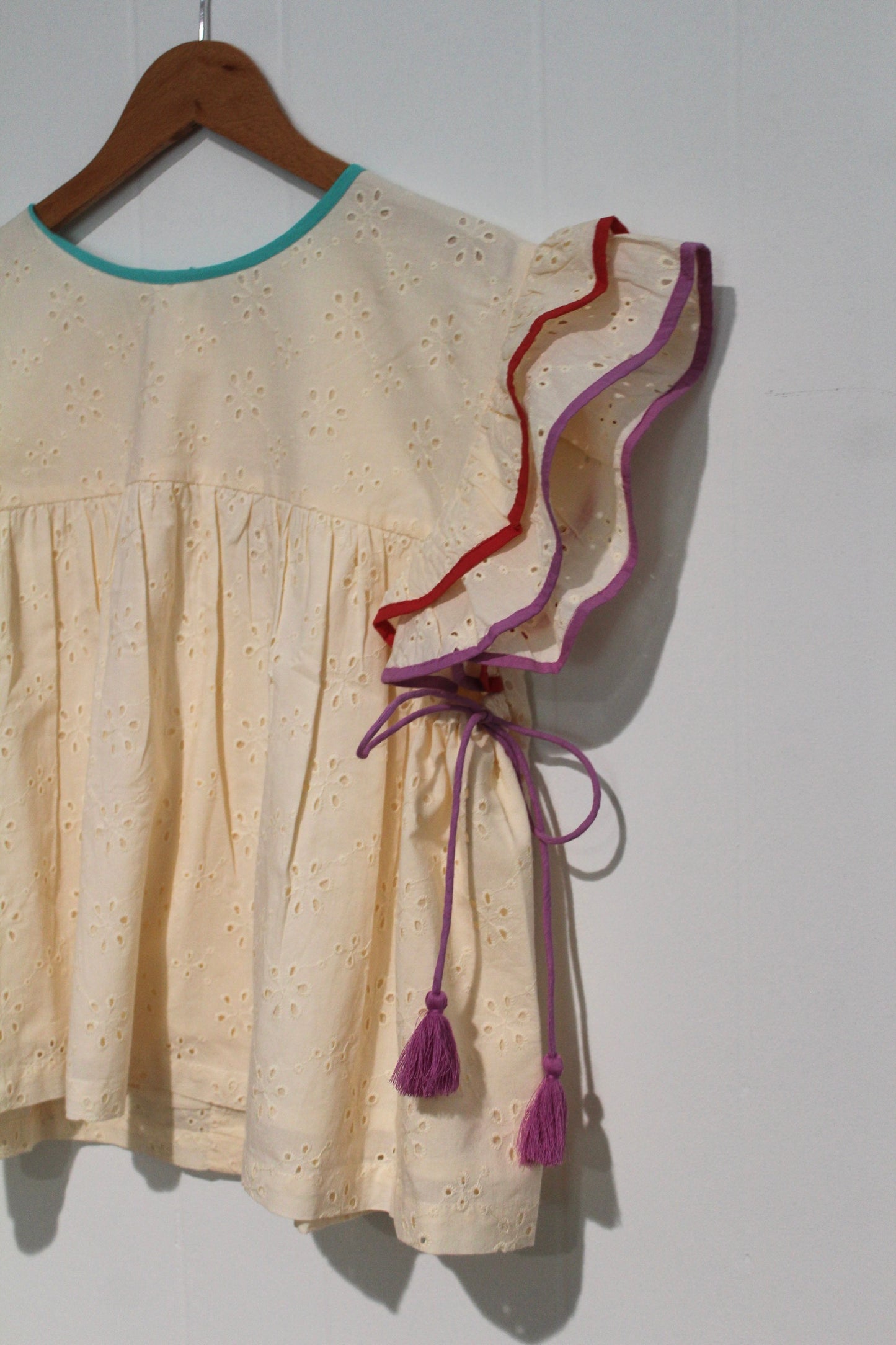 Ivory Eyelet Lottie Top