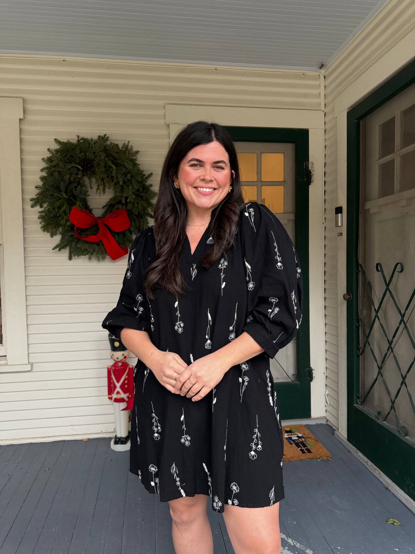 Winter Poppy Dress