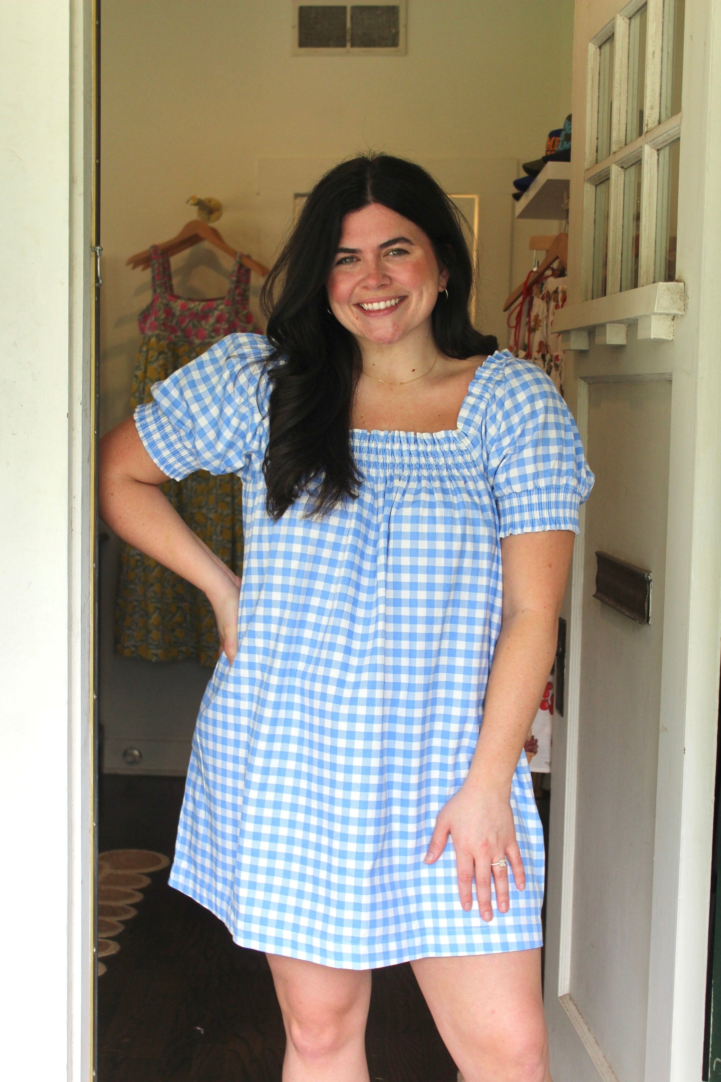 Erin Gingham Dress