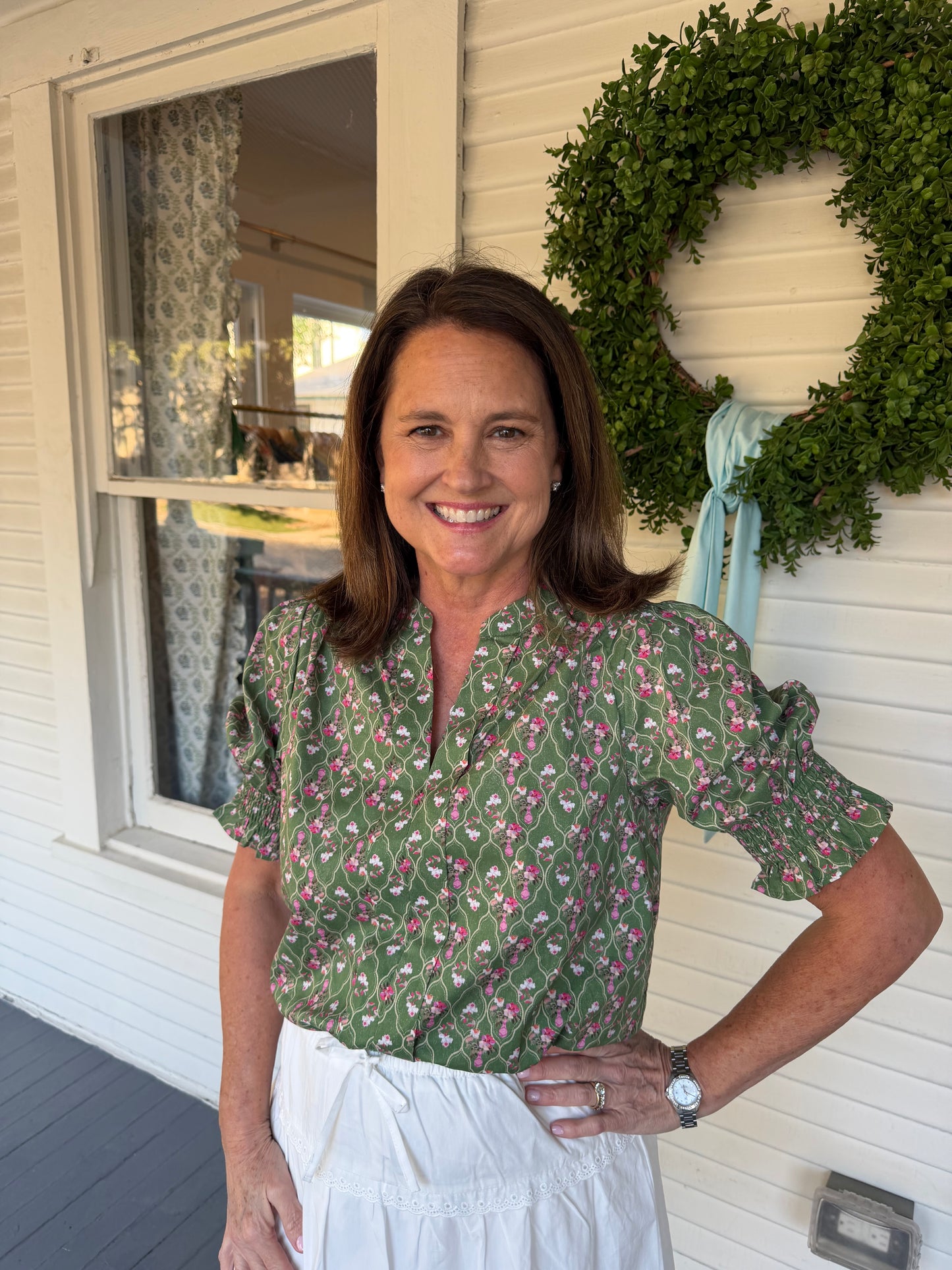 Spring Floral Top