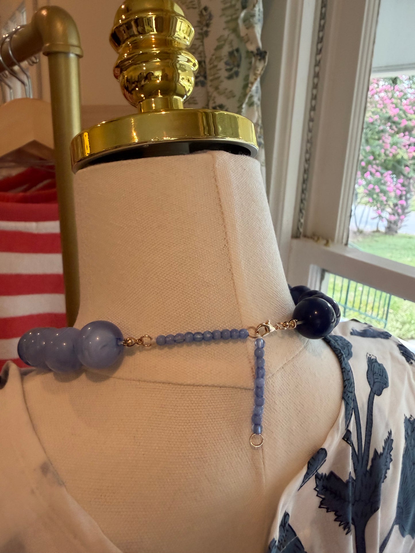 2 Toned Ball Necklace