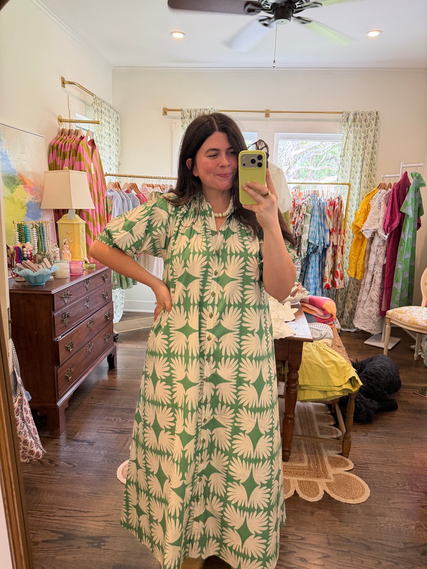 Viridian Midi Dress
