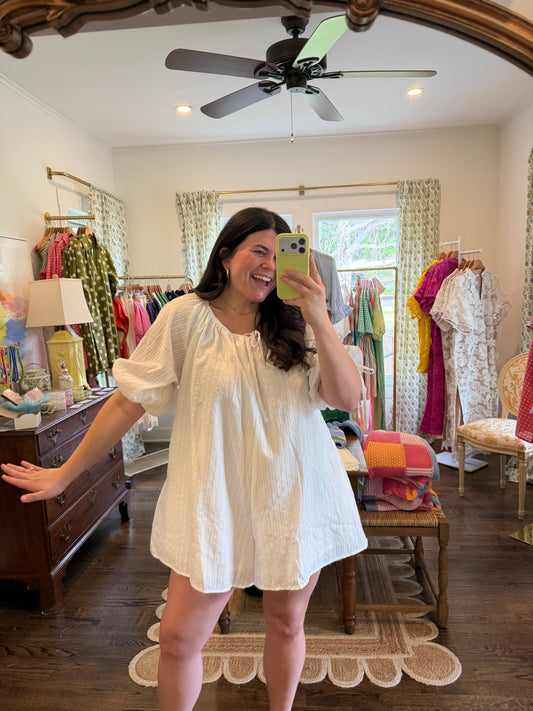 Eyelet Romper