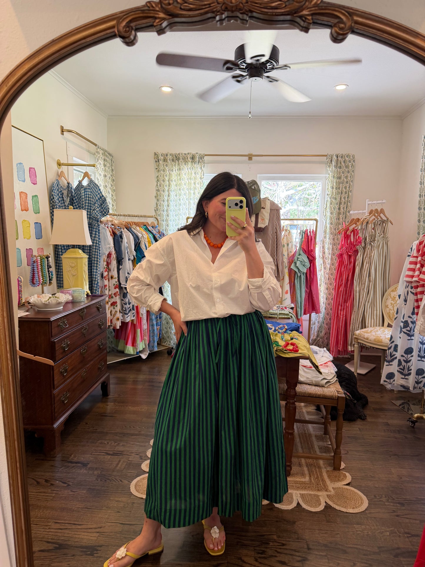 Keaton Stripe Skirt