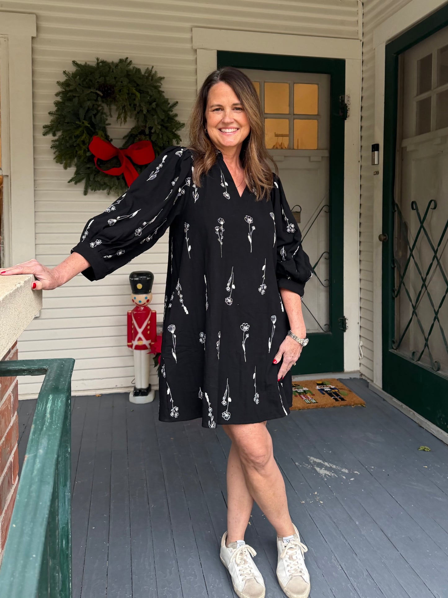 Winter Poppy Dress