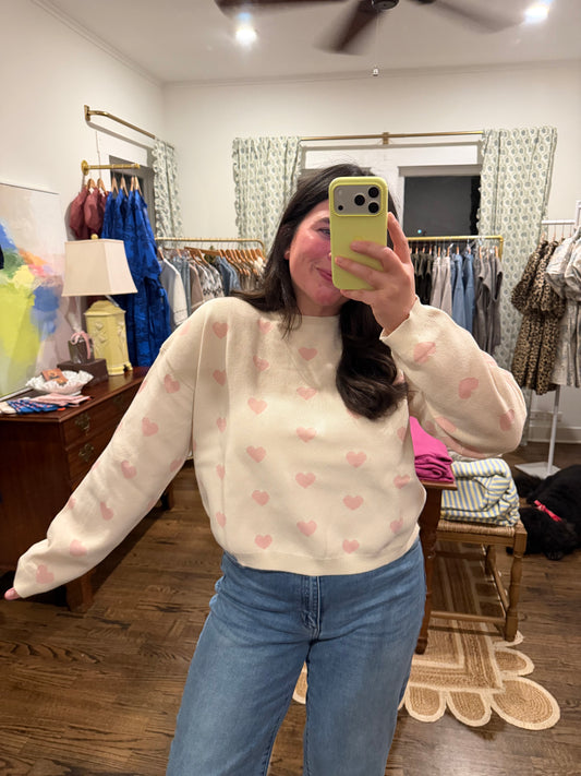 Candy Heart Pullover