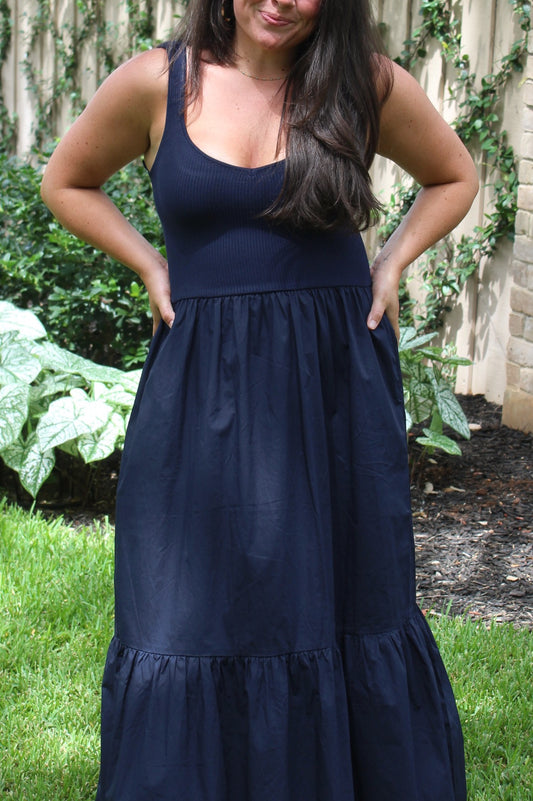 Navy Tank Dress