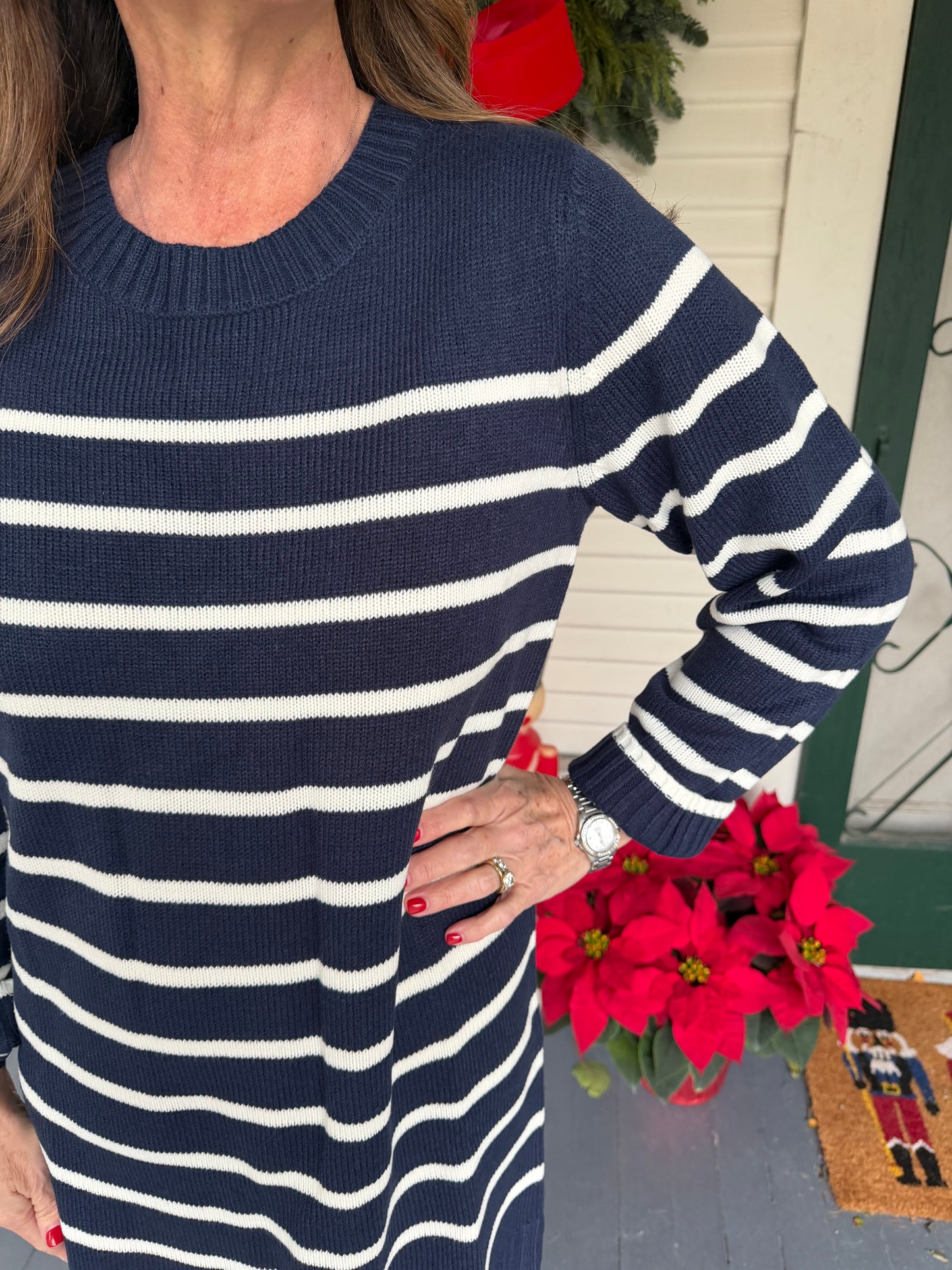 Stripe Sweater Dress