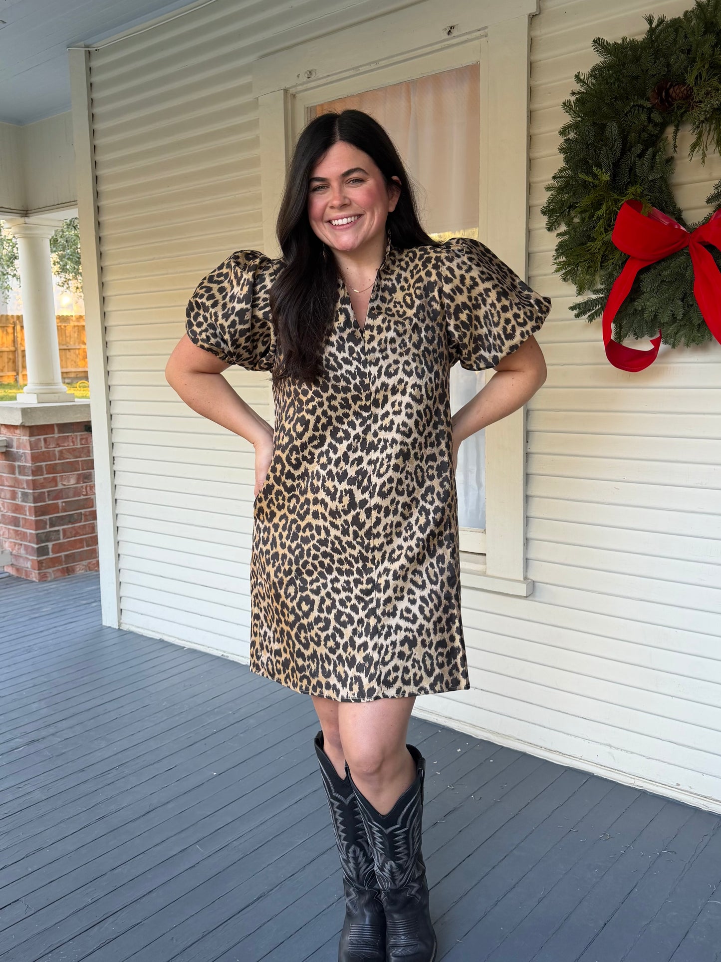 Puff Sleeve Party Dress