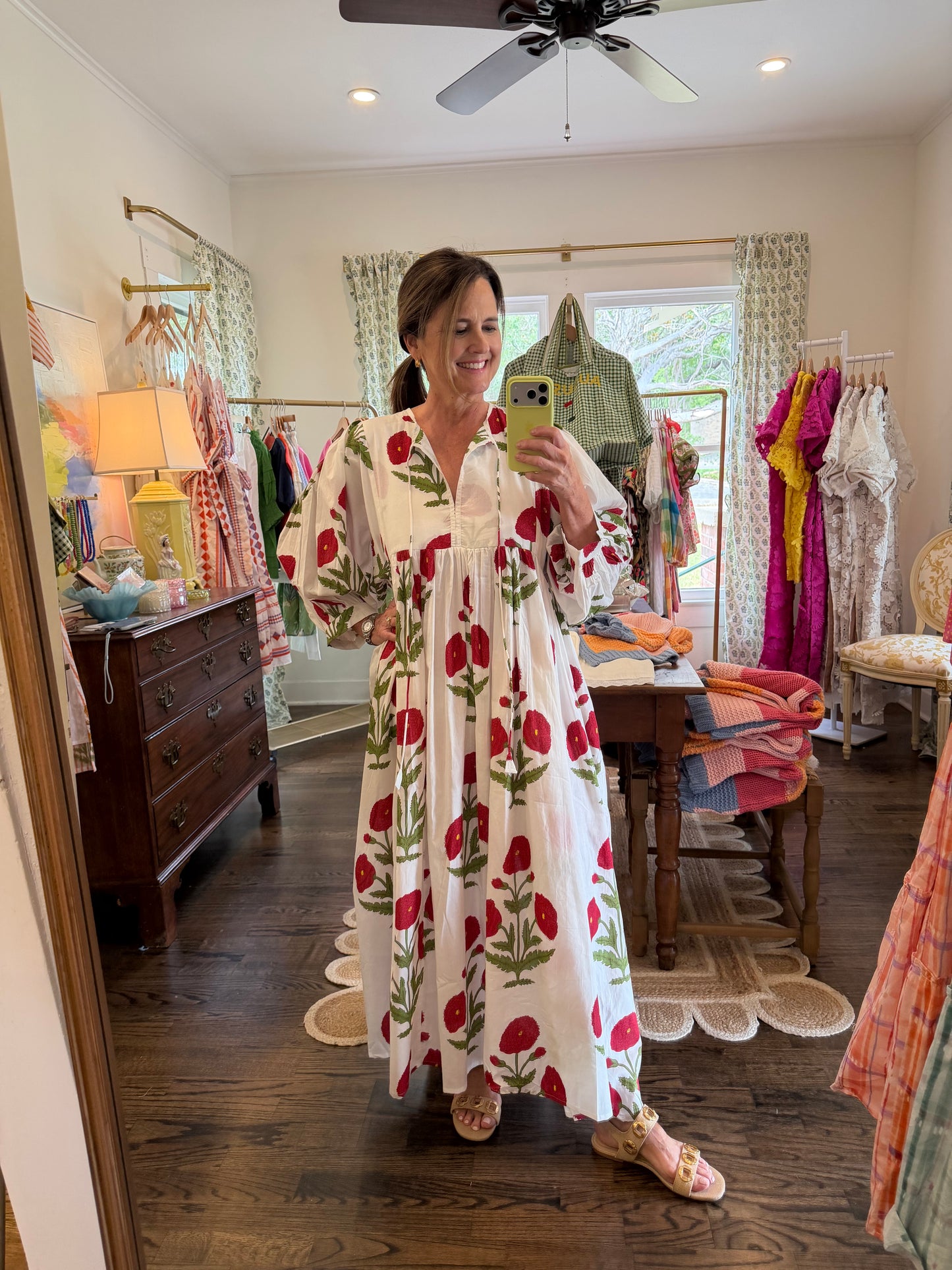 Marigold Midi Red