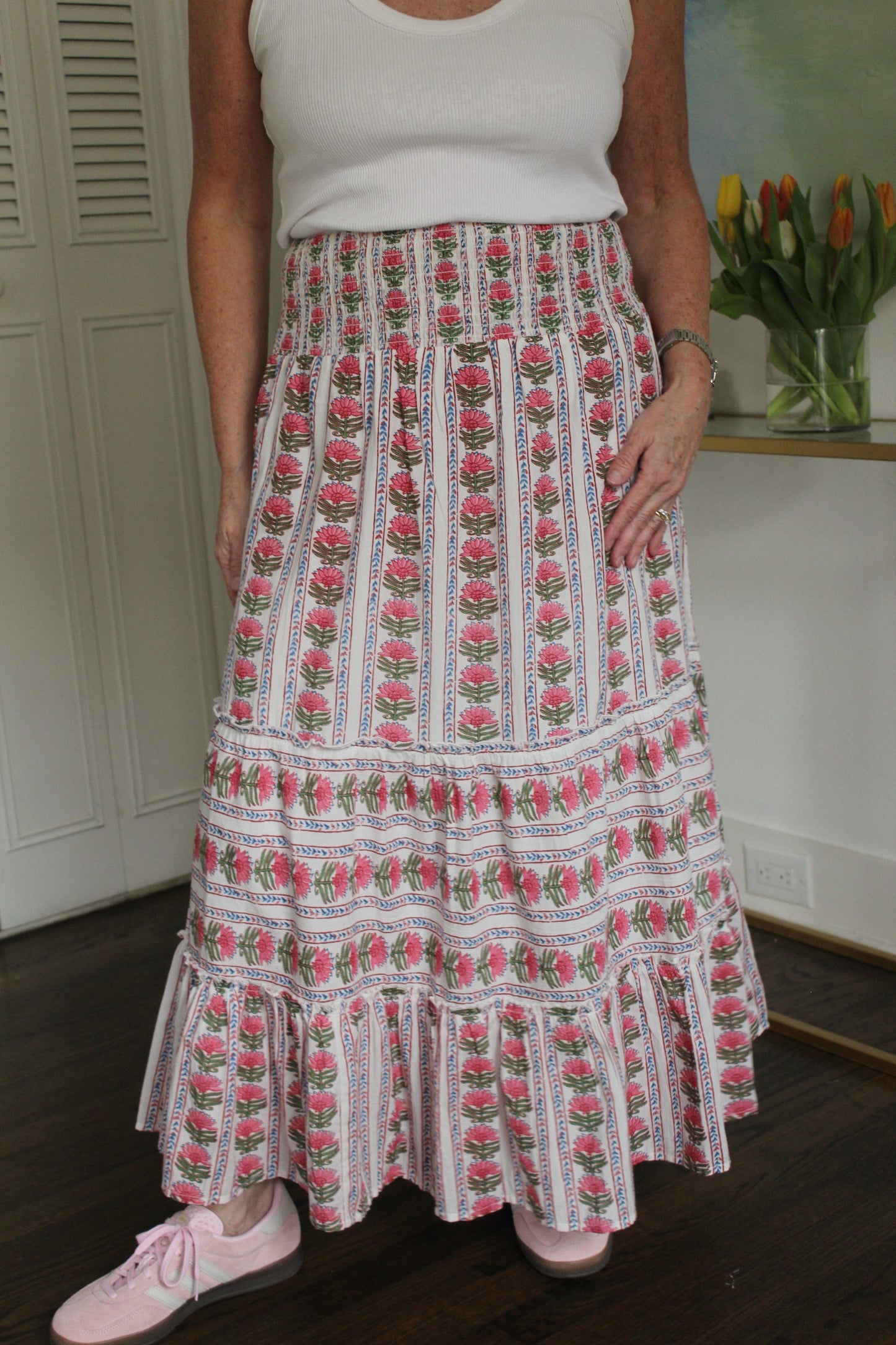 Pink Daisy Skirt