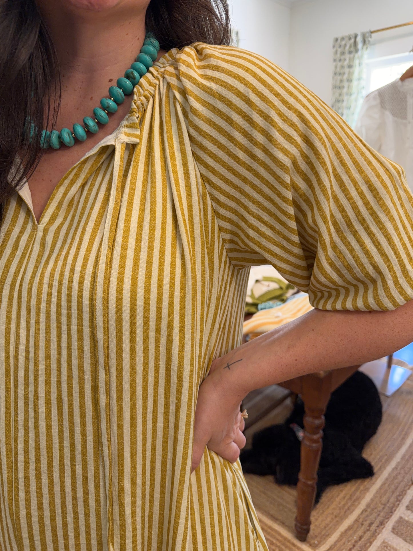 Honey Stripe Maxi Dress
