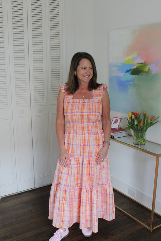 Peep Midi Dress
