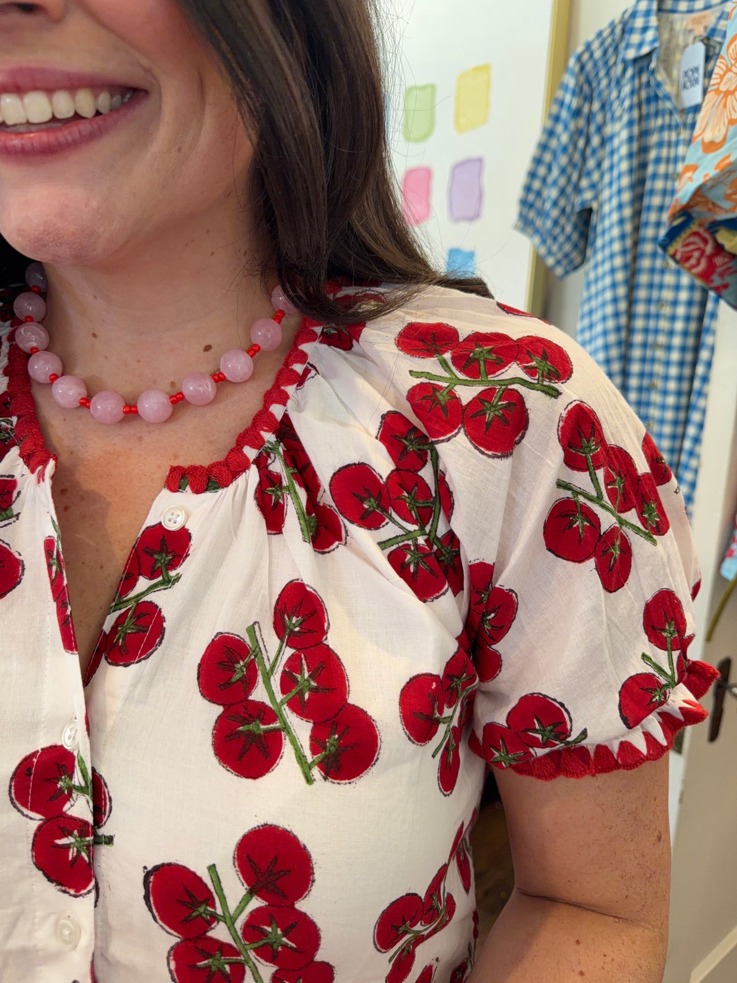 Tomato Mini Dress
