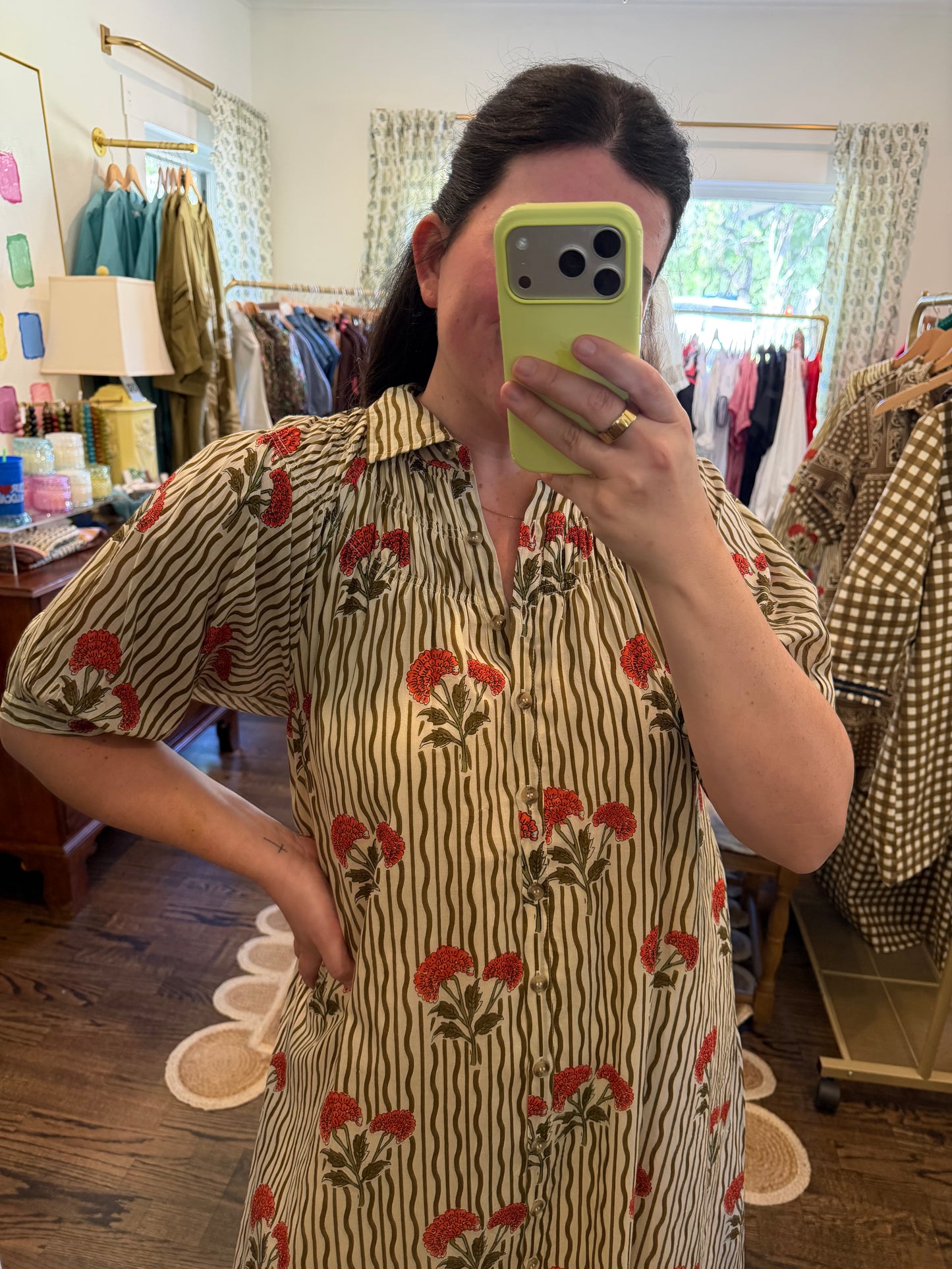 Wavy Stripe Oasis Dress