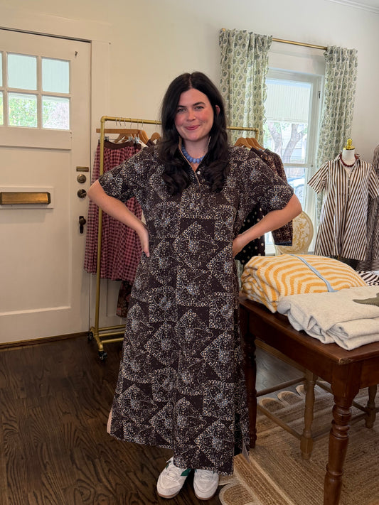 Brown Bandana Midi