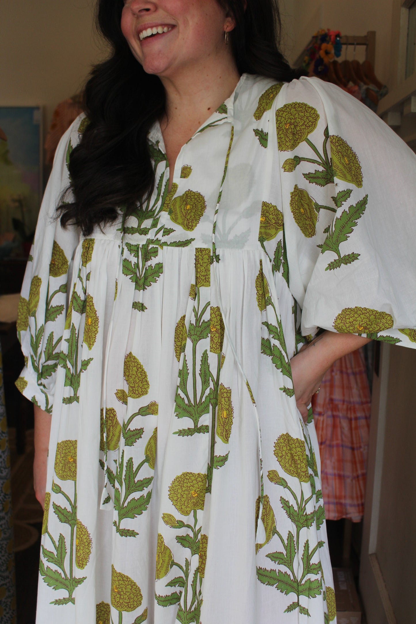 Marigold Midi Green