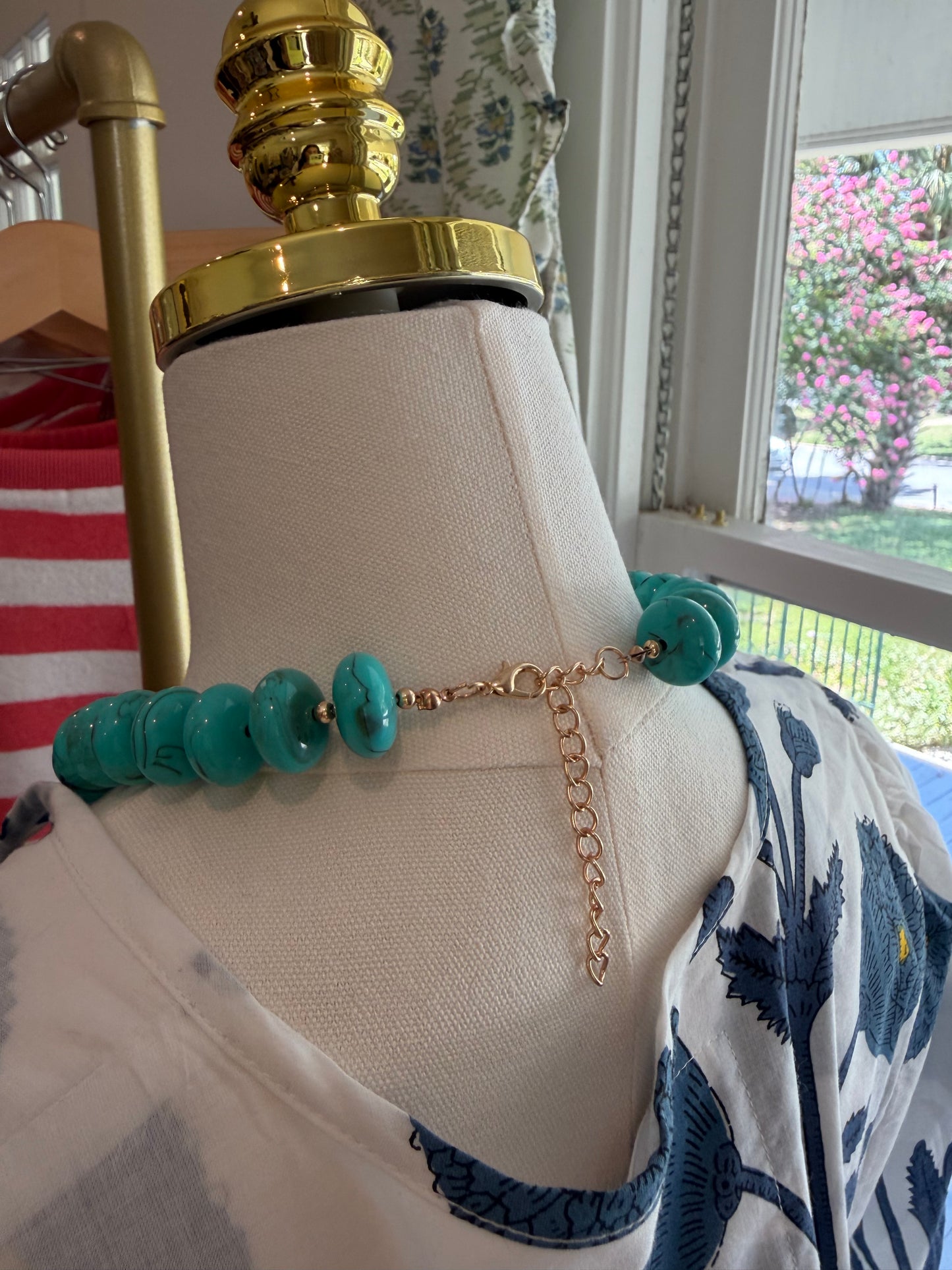 Turquoise Bubble Necklace