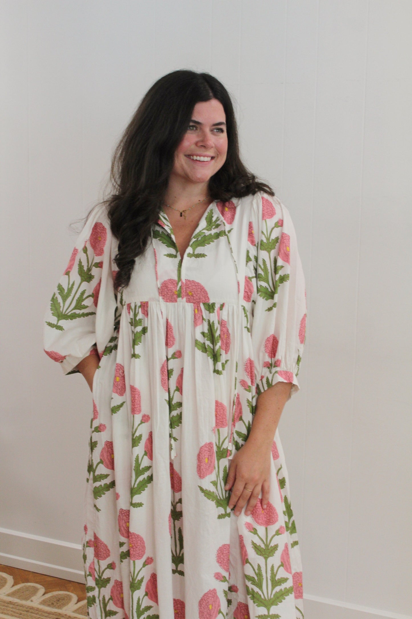 Hydrangea Dress Pink