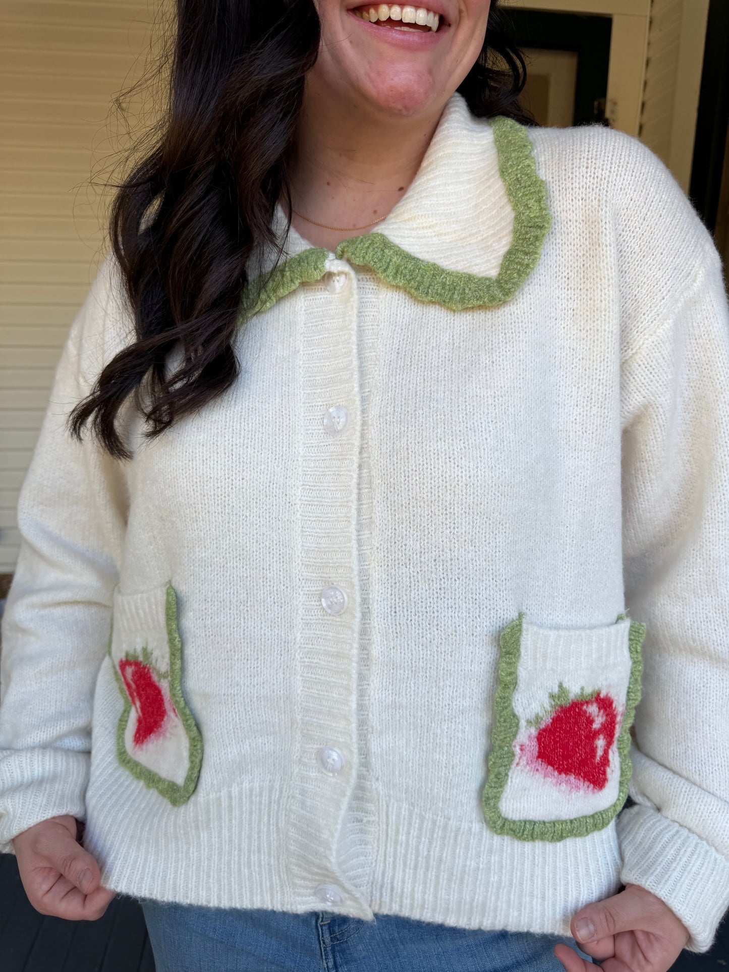 Strawberry Cardigan