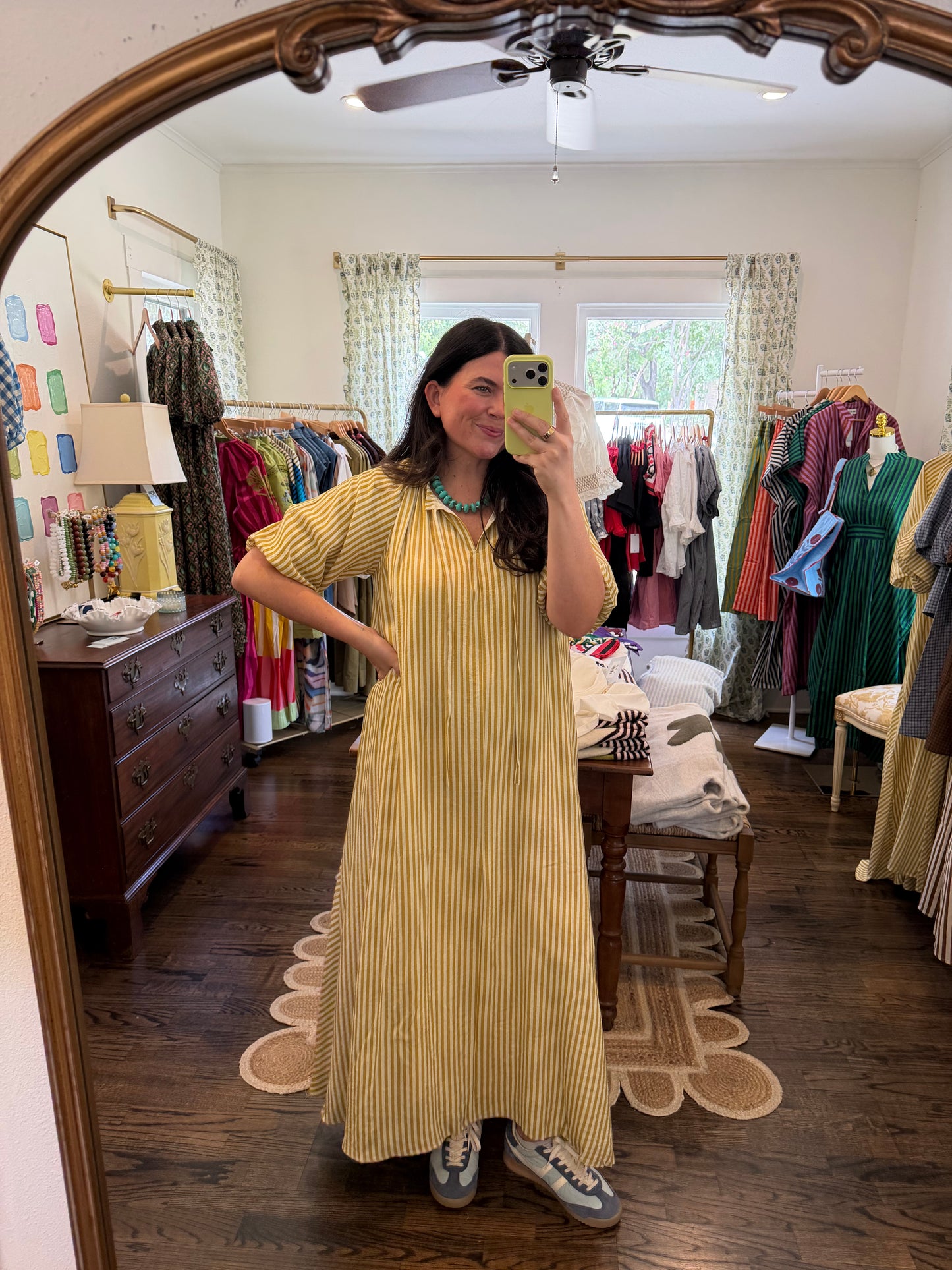 Honey Stripe Maxi Dress