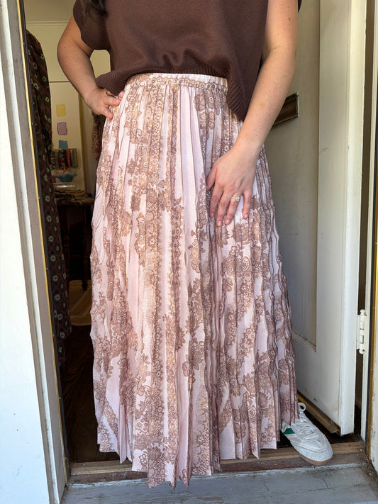 Blush Lace Skirt
