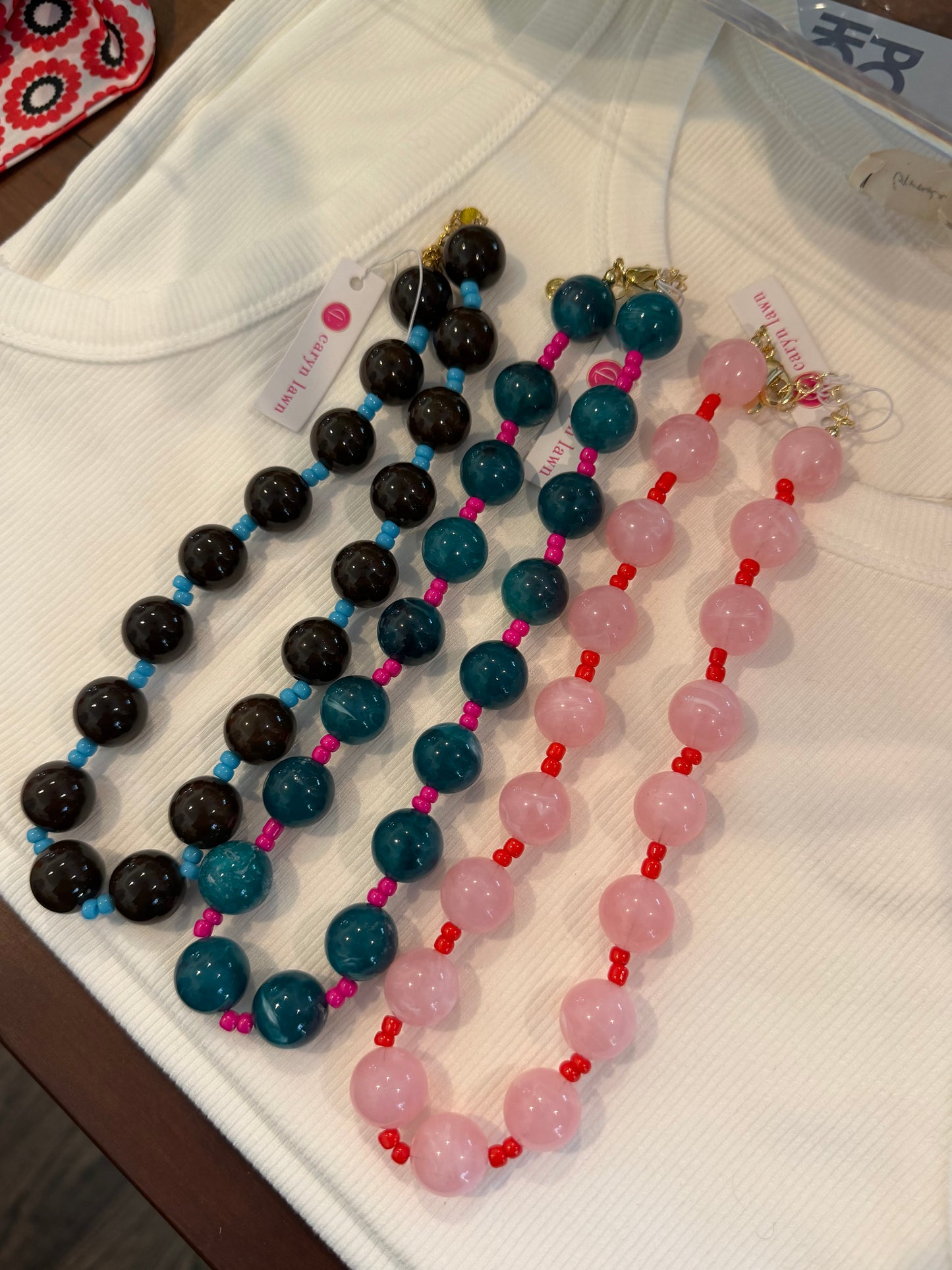 Caryn Lawn Bubble Necklaces