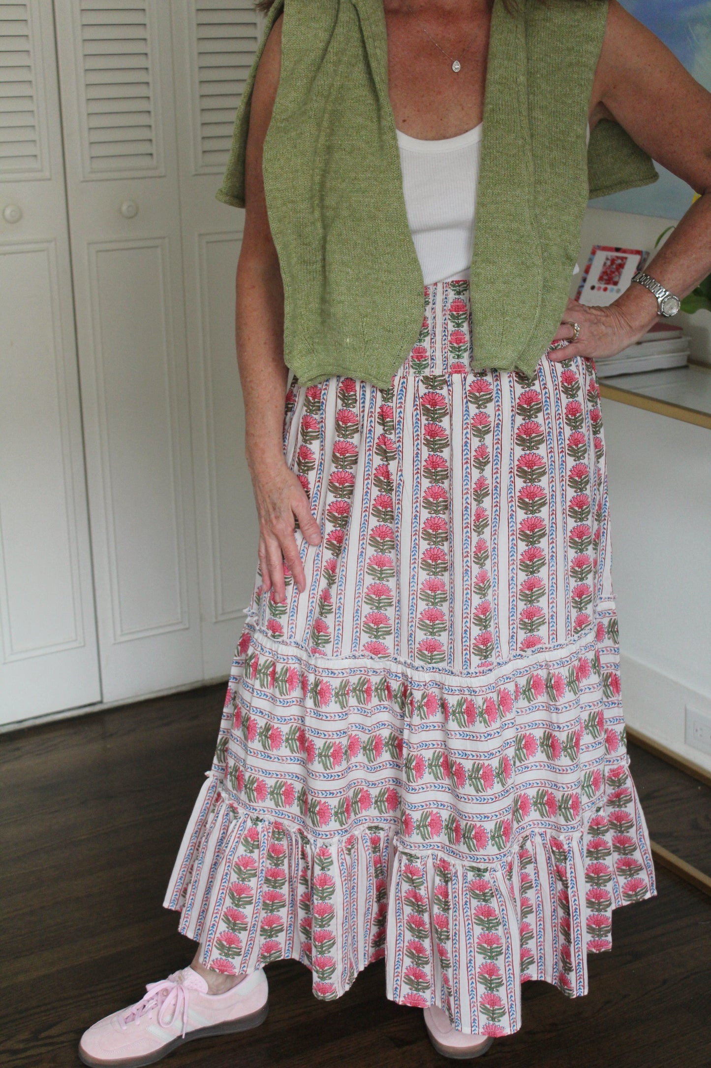Pink Daisy Skirt