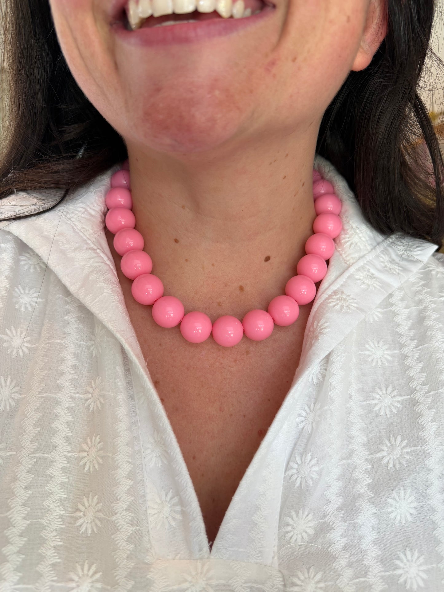 Baby Pink Bubble Necklace