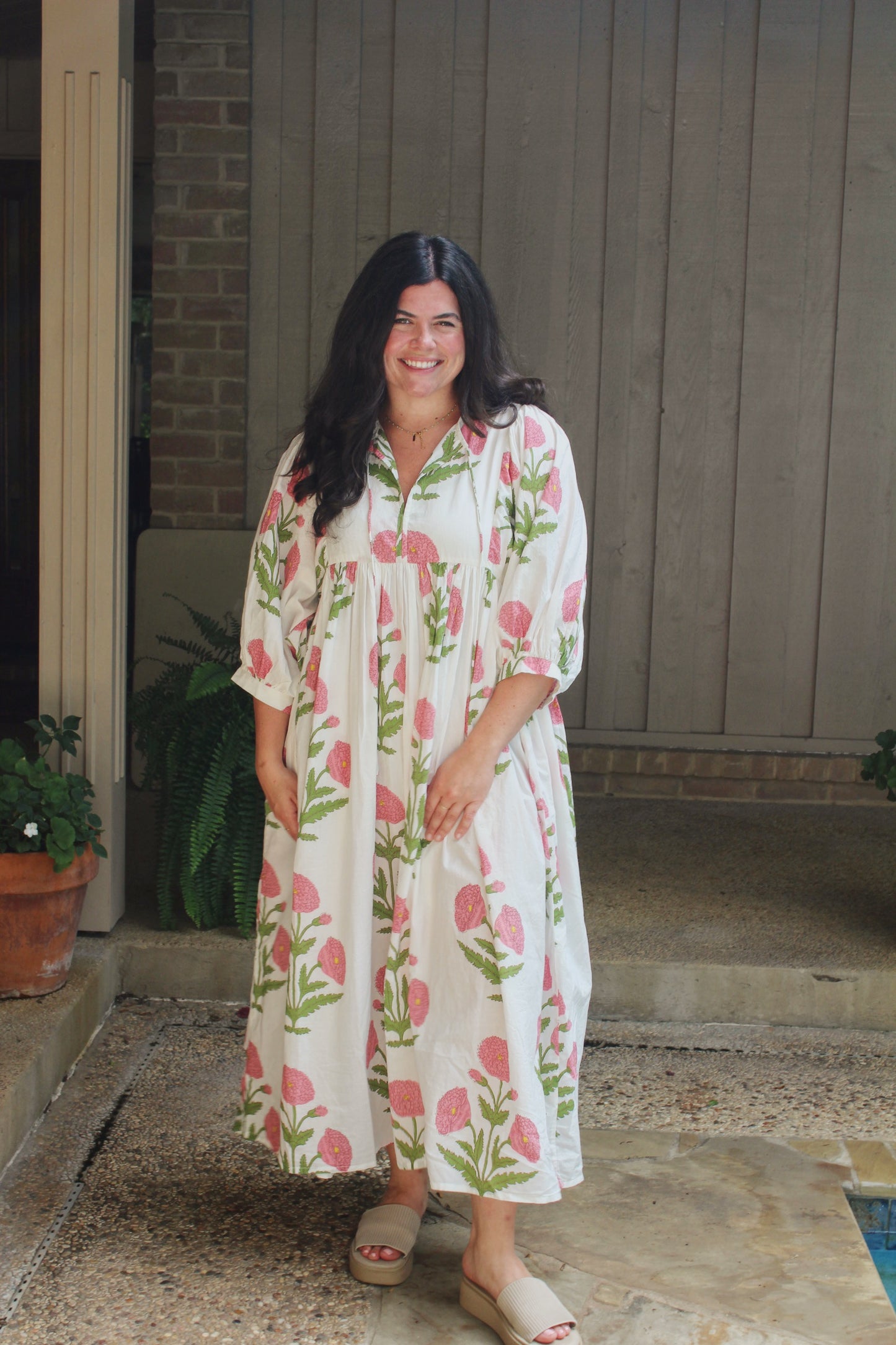 Hydrangea Dress Pink