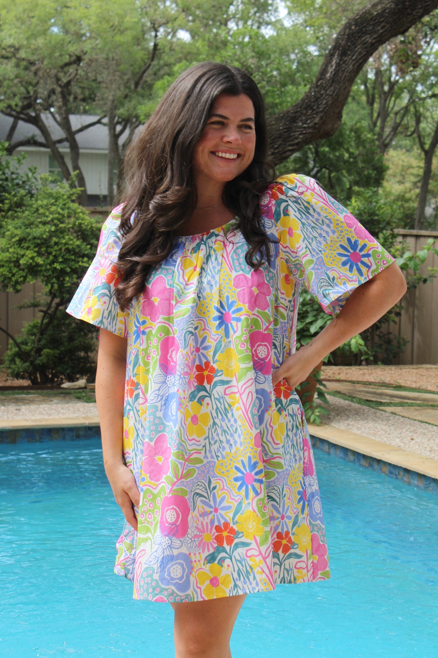 Funky Floral Dress