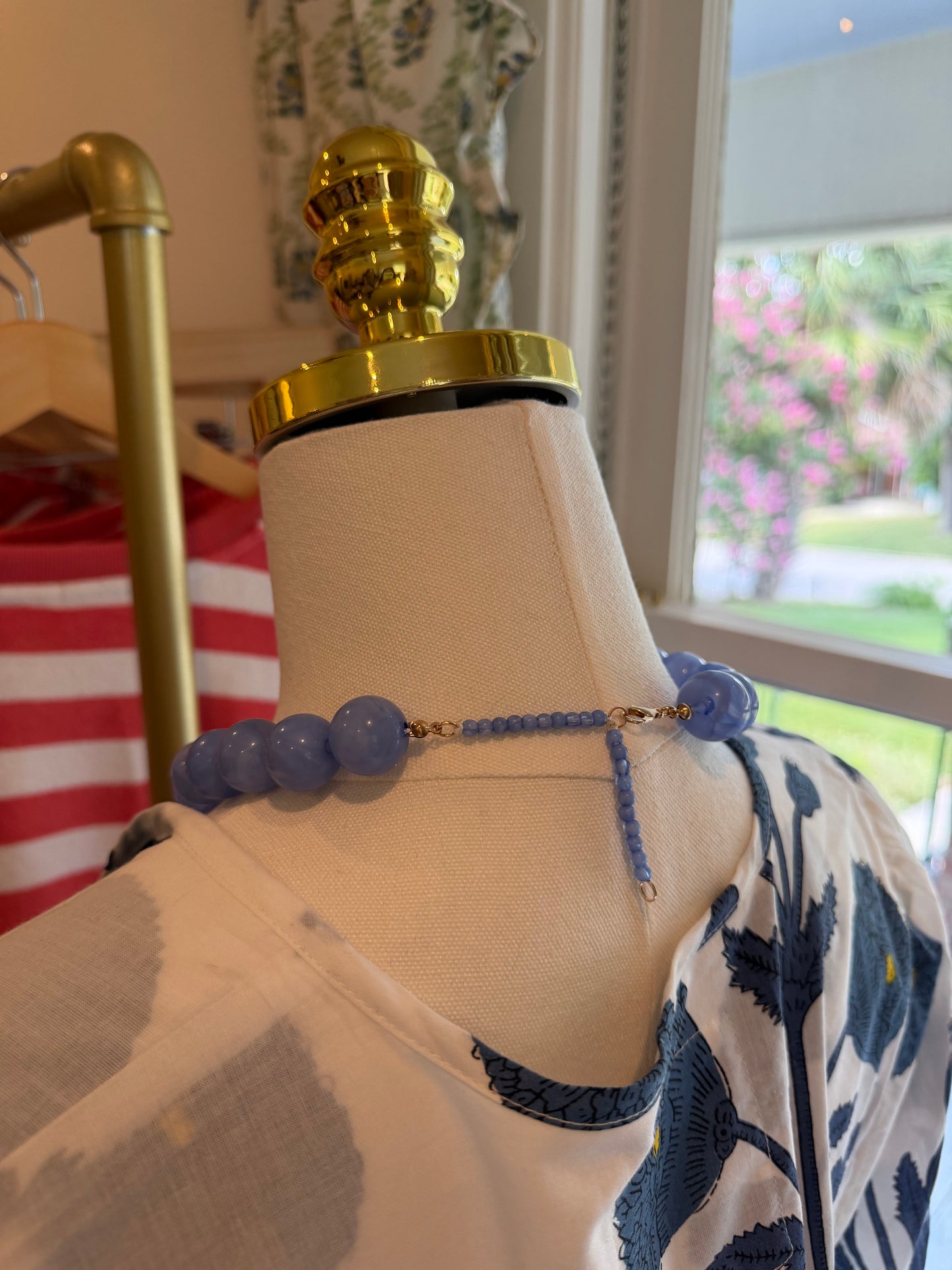 Blue Bubble Necklace