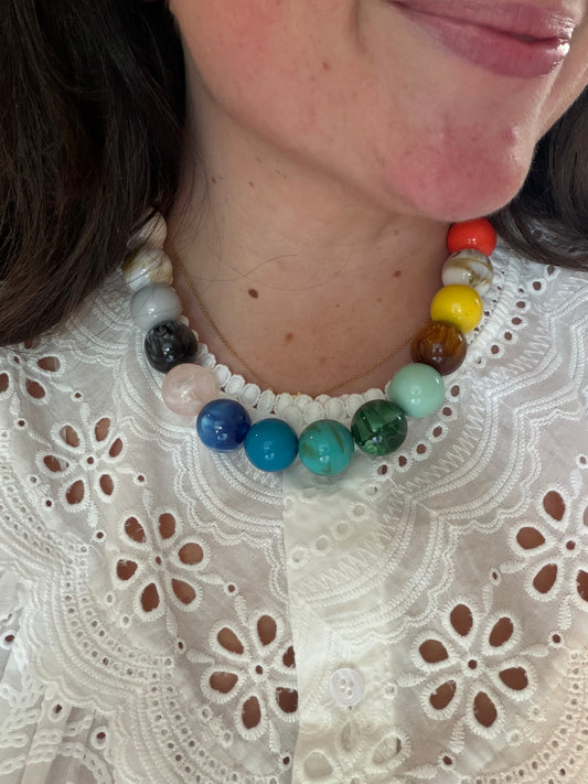 Rainbow Bubble Necklace