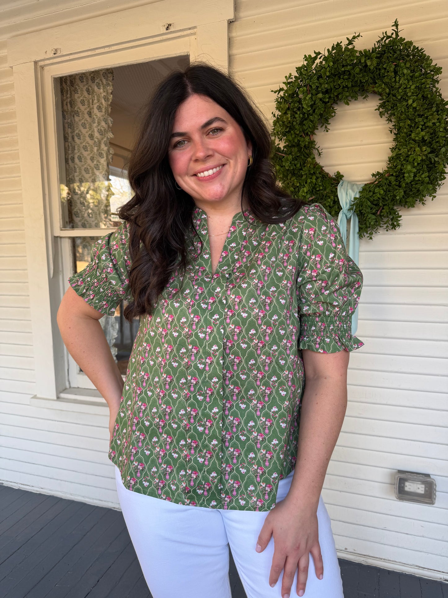 Spring Floral Top