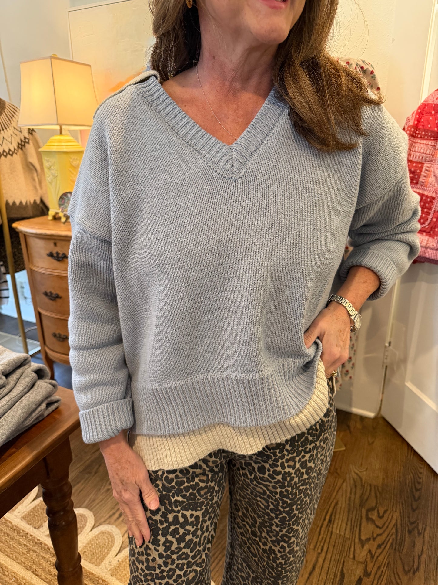 Baby Blue Sweater