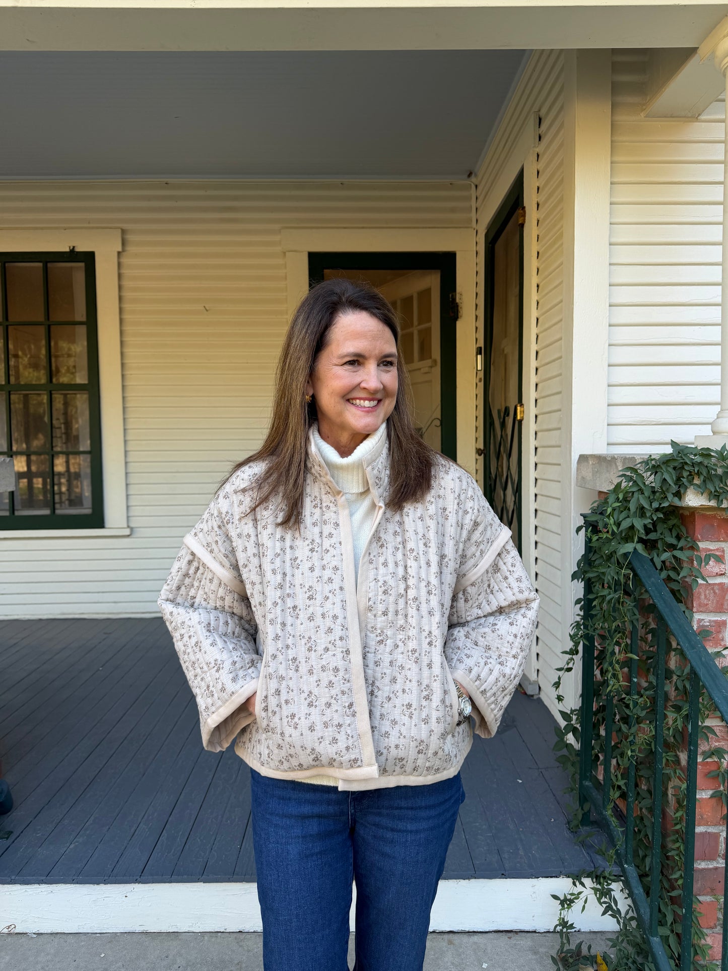 Floral Quilt Jacket