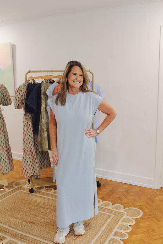 Slate Blue Midi