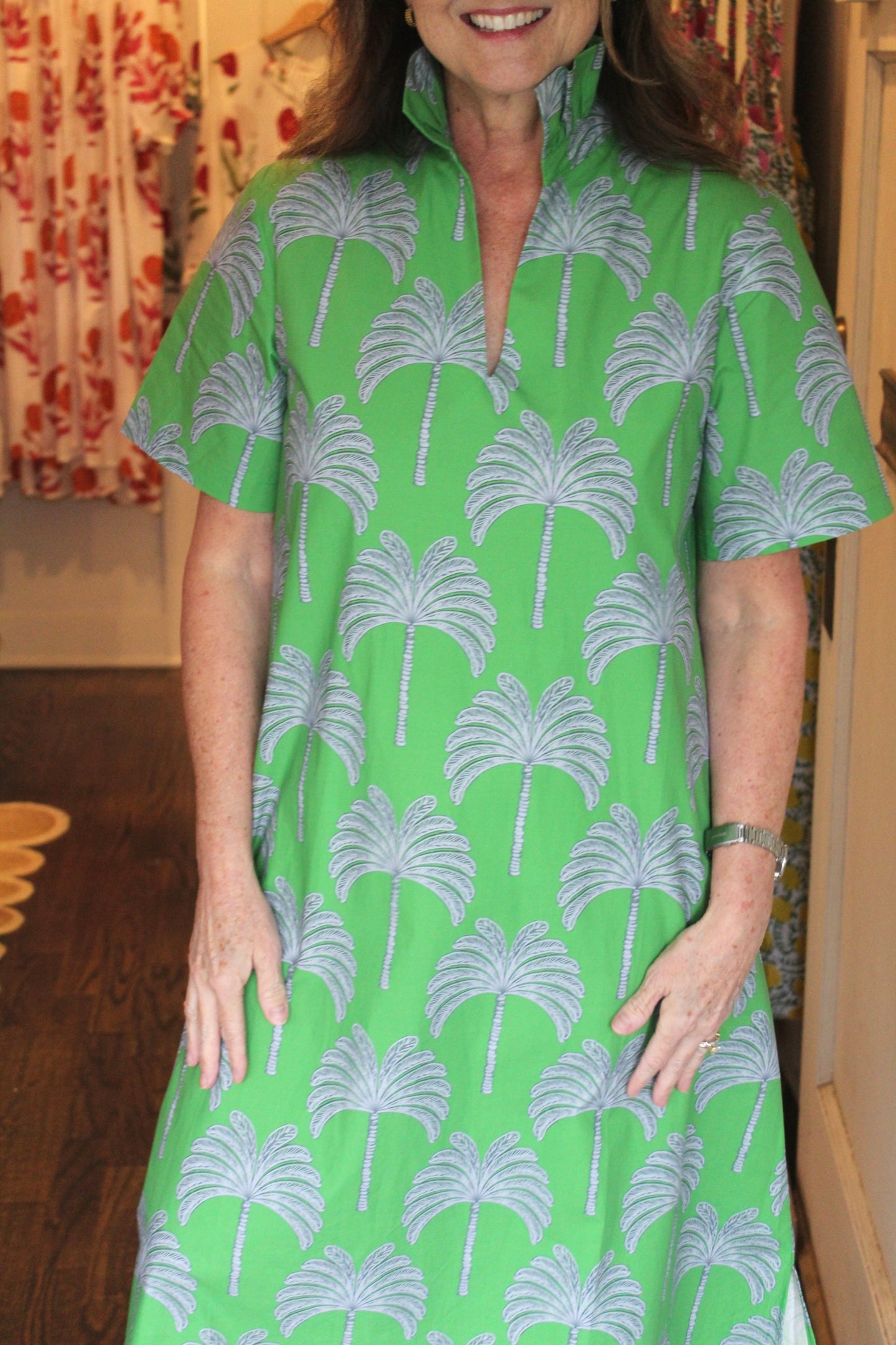 Georgia Palm Dress