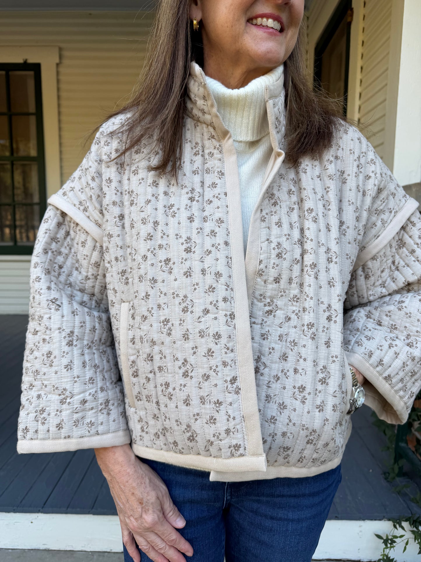 Floral Quilt Jacket