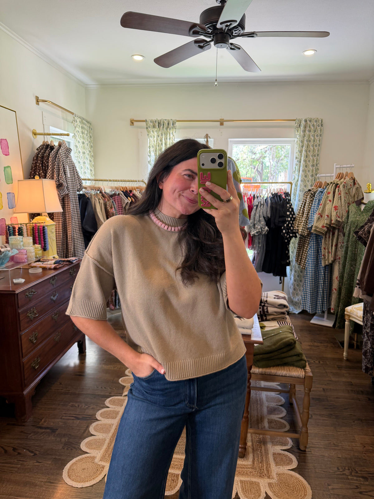 Stitched Sweater