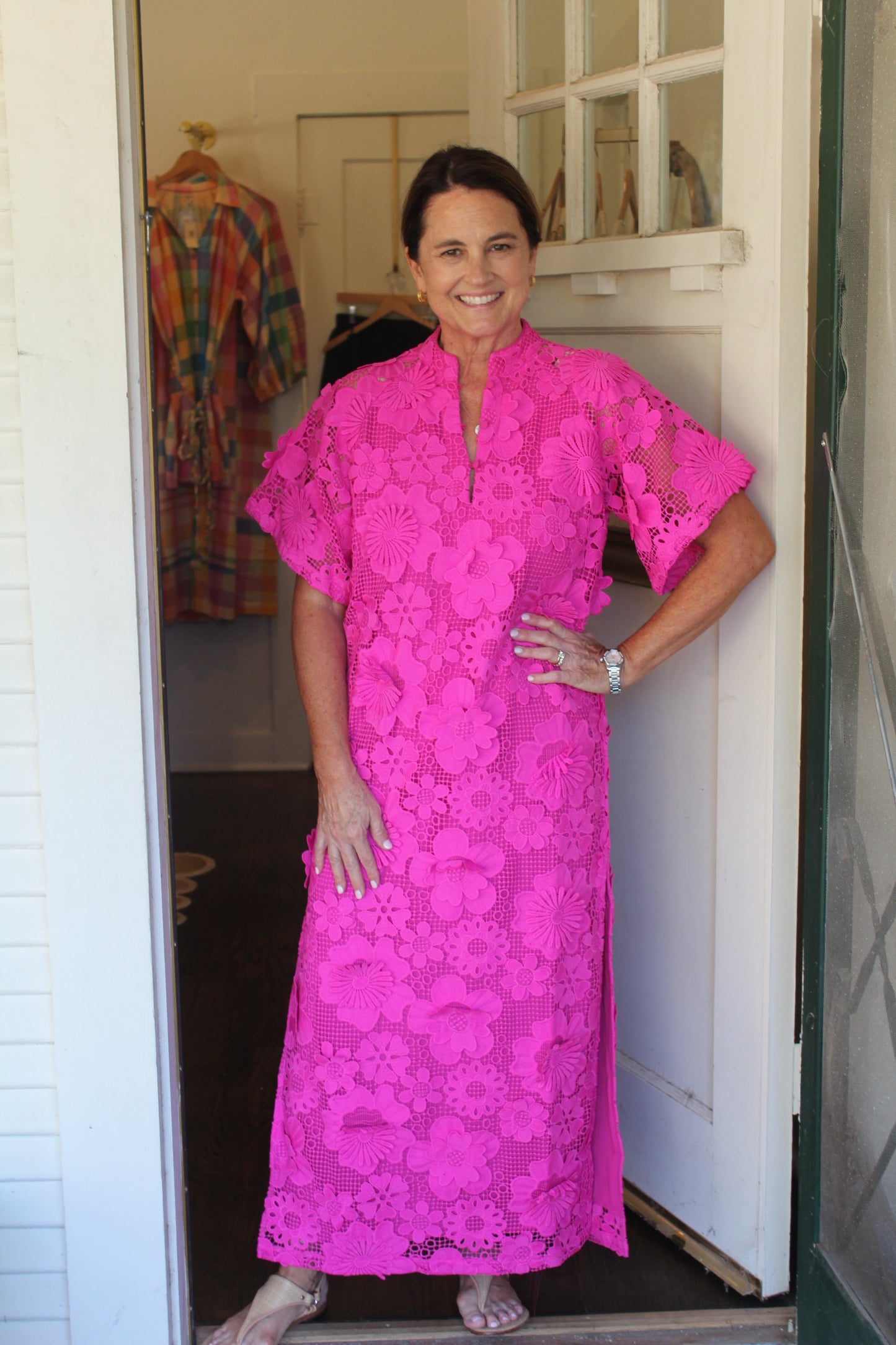 Leighton Magenta Caftan