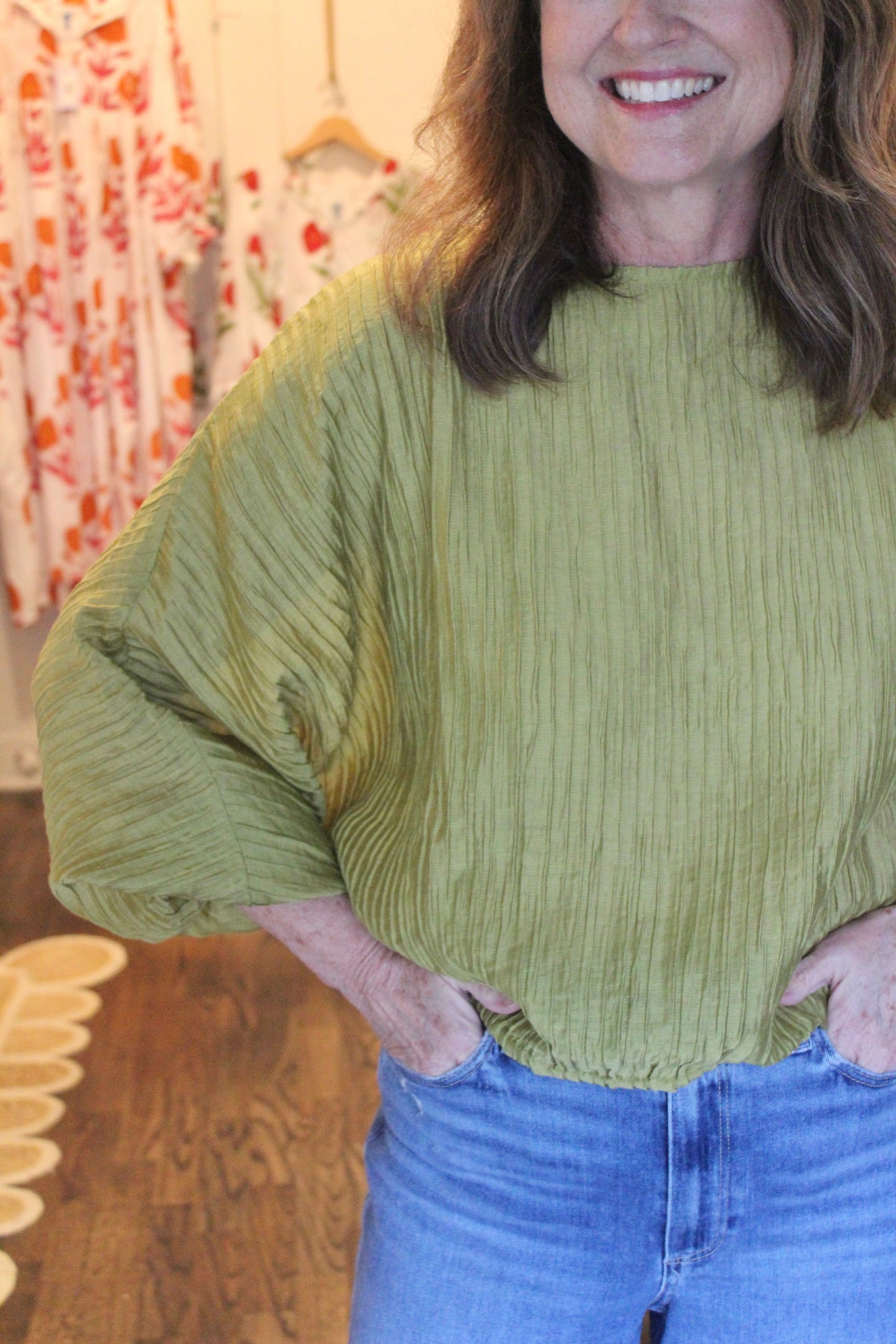 Chartreuse Blouse