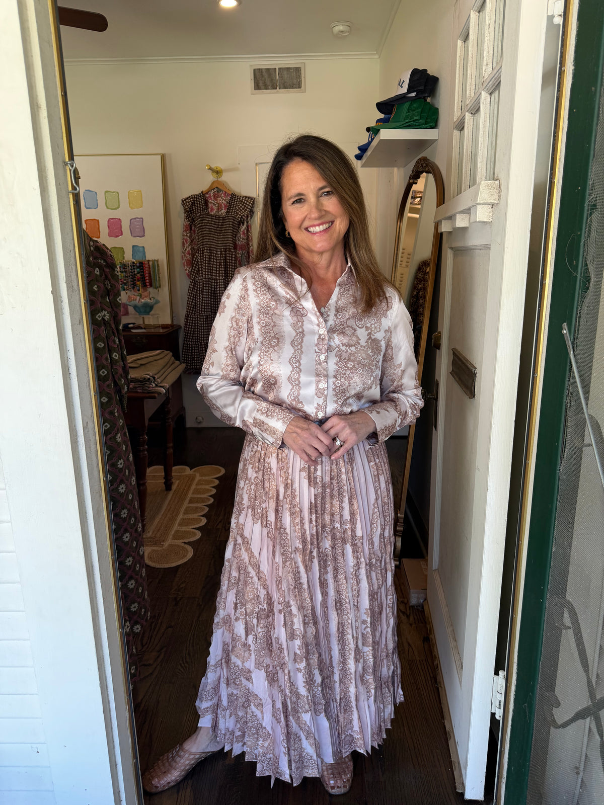 Blush Lace Blouse