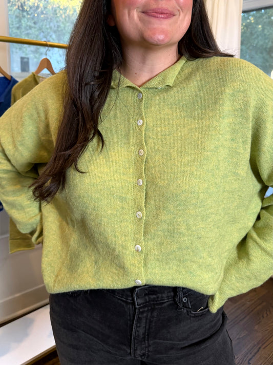 Lemongrass Piper Cardigan
