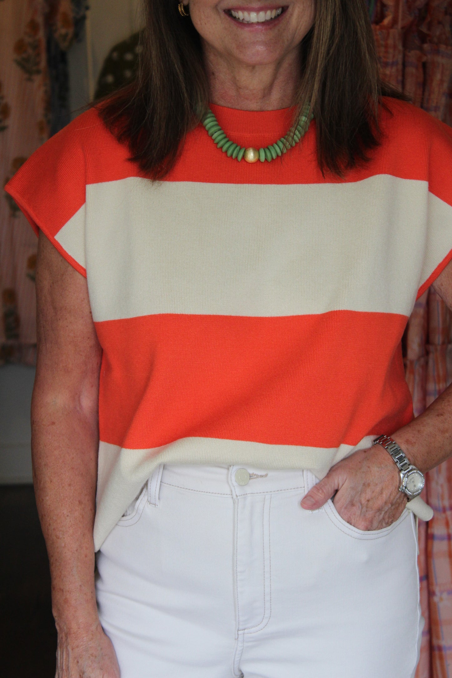 Cap Sleeve Sweater