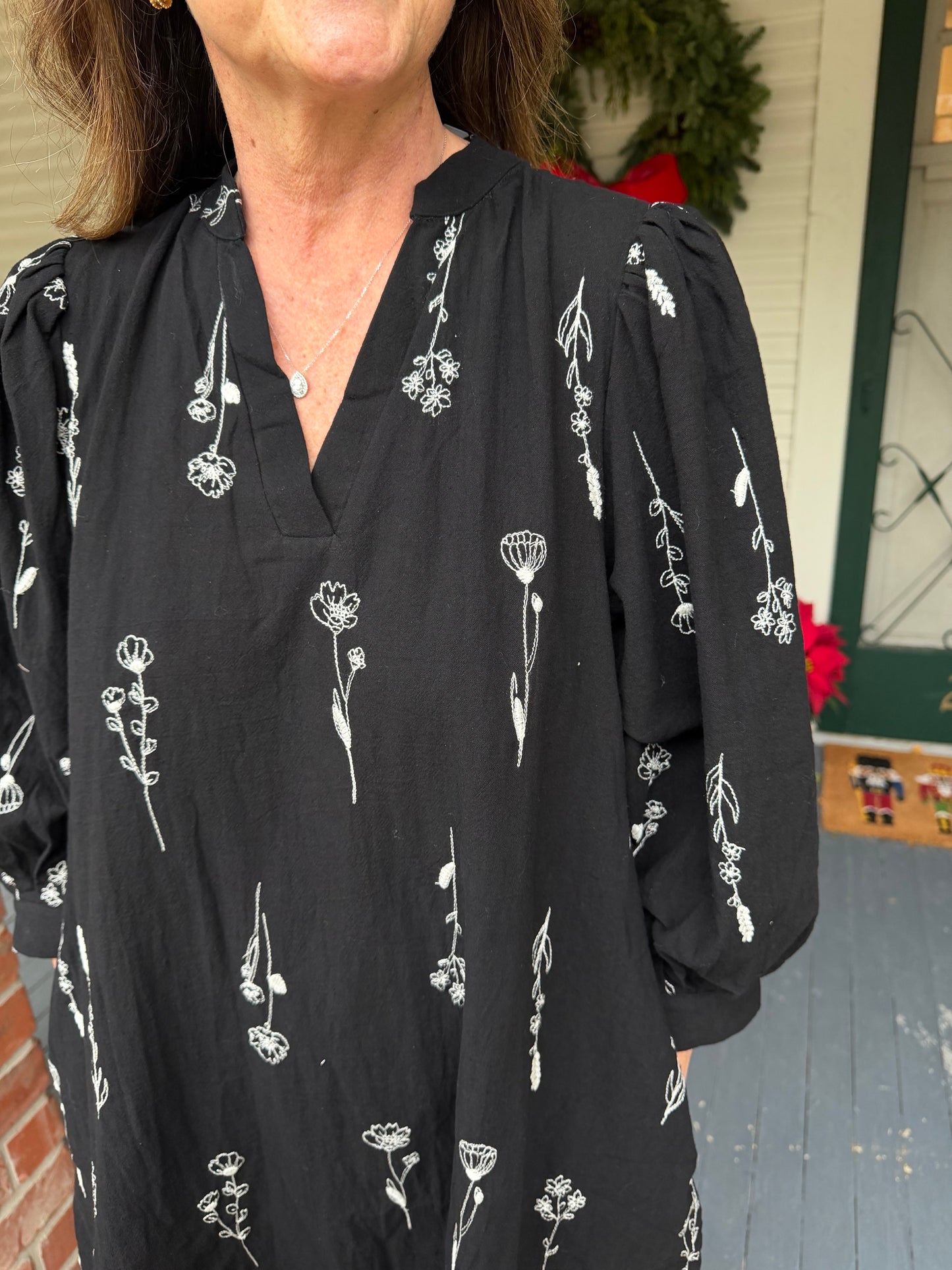 Winter Poppy Dress